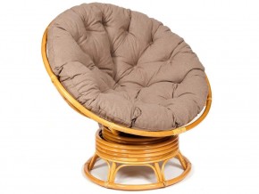 Кресло-качалка Papasan w 23/01 B с подушкой Honey, экошерсть Коричневый в Пласте - plast.магазин96.com | фото