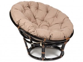 Кресло Papasan 23/01 W с подушкой Antique brown, экошерсть Коричневый в Пласте - plast.магазин96.com | фото