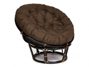 Кресло Papasan 23/01 W с подушкой Antique brown, ткань Коричневый в Пласте - plast.магазин96.com | фото