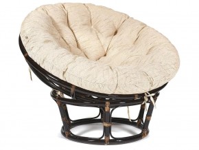 Кресло Papasan 23/01 W с подушкой Antique brown, ткань Старт в Пласте - plast.магазин96.com | фото