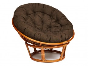 Кресло Papasan 23/01 W с подушкой Cognac, ткань Коричневый в Пласте - plast.магазин96.com | фото