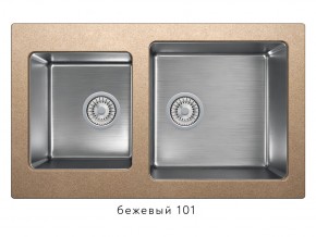 Мойка комбинированная Tolero twist TTS-840 Бежевый 101 в Пласте - plast.магазин96.com | фото