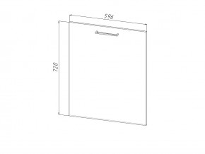 П 60 Комплект для посудомоечной машины 600 мм (цоколь + фасад) ЛДСП в Пласте - plast.магазин96.com | фото